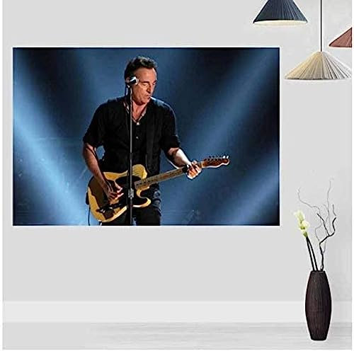 Poster Bruce Springsteen Music Star Poster Foto Porträt Bilder Wand Kunst Leinwand Malerei Poster Und Drucke Home Decor 50X70Cm Kein Rahmen