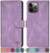 SUANPOT for iPhone 13 Pro Max 5G 6.7 case with [Credit Card Holder][RFID Blocking],PU Leather Flip Book Protective Cover Women Men for apple 13 Pro Max Phone case Lilac Purple