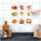 FoLIESEN Fliesenaufkleber für Bad, Küche, Badezimmer - Fliesen-Folie selbstklebend - Deko-Aufkleber- Herbst-Collage, .:10x10 cm - 9-tlg.