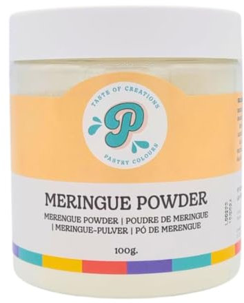 PASTRY COLOURS - Baiser Pulver - Fügen Sie Wasser Hinzu und Kreieren Sie Ihre Baiser-Rezepte ohne Komplikationen - Baiser, Buttercreme und Mehr - 100 Gr