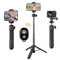 Selfie Stick Tischstativ,K&F Concept MS11 Handystativ, 60CM Selfie Stick mit Fernbedienung, Stativ für Smartphone,Mini Stativ Kompatibel mit iPhone/Samsung/DJI Osmo Action/Insta 360 X5/X4/X3