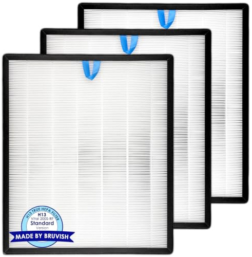 3 Pack Vital 200S Replacement Filter Compatible with LEVOIT Vital 200S Air Purifier, Vital 200S H13 True HEPA Filter, 3-in-1 Activated Carbon Vital 200S-P Filters, Replace #Vital 200S-RF