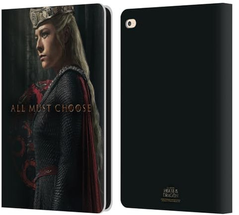 Head Case Designs Offizielle House of The Dragon: Television Series Rhaenyra Charakter-Posters Aus Staffel 2 Leder-Wallet-Hülle Kompatibel mit Apple iPad Air 2 (2014)