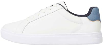 Tommy Hilfiger Essential Court Snea Damen-Sneaker, Antikes Weiß, 38 EU