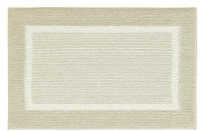 andiamo Maui - Tapis de Bain antidérapant - Doux et Moelleux - Tapis de Douche pour Salle de Bain - Antidérapant - Lavable - 40 x 60 cm - Beige