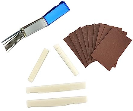 UPKOCH 14 Piezas Herramientas De Reparación De Guitarras Accesorios Para Guitarra Limas Lija Para Pulir Colores Surtidos Para Luthier
