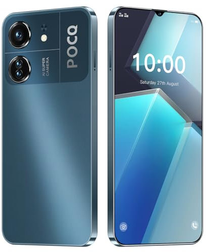 Fine Life Pro Entsperren Telefon, 6,3-Zoll-Bildschirm,Dual-Kameras, Dual-SIM-Karten, 2GRAM+16GROM/TF128GB, unterstützt 4G FDD-LTE: B1/3/7/20, Android Smartphone,geeignet für Anfänger. (4, Blue)