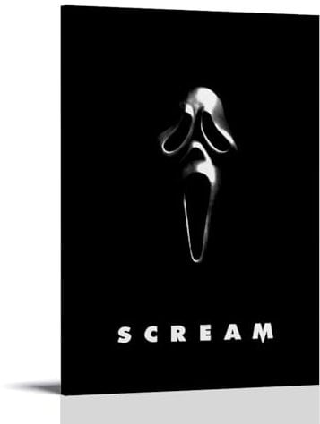ZBSXLBNG Movie Scream 2 Poster Dekorative Malerei Leinwand Wandkunst Wohnzimmer Poster Schlafzimmer Malerei 12x18inch(30x45cm)