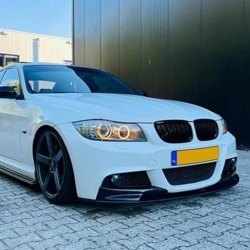 Auto Frontstoßstange Spoilerlippe für BMW 3 Series E90 E91 LCI M Sport 2009-2012, Frontstoßstange Lippe Lippen Flügel Exterieur Zubehör Diffusor Body Kit