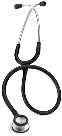 YNR Head EMT Stethoskop für Arzt, Gesundheitskontrollwerkzeug für Arzt, Krankenschwester, Tierarzt und Medizinstudenten, Mechanikerstethoskop für Krankenschwestern, Pro Deluxe Dual GP | (Schwarz)
