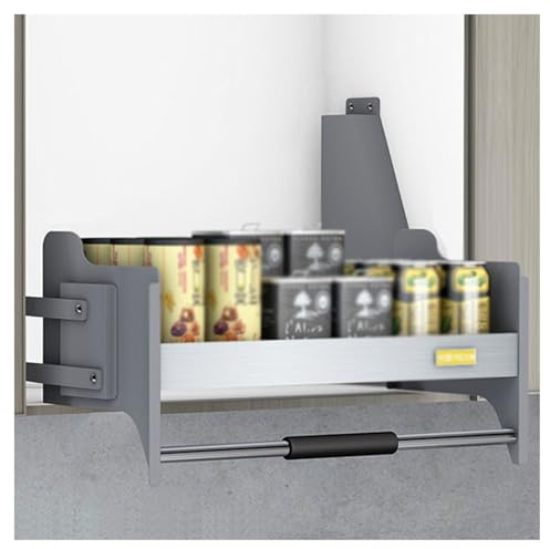 Ausziehbarer Regalorganizer aus Edelstahl 304, Küchenschrank-Ausziehregal, for Küche und Bad(500mm Cabinet)