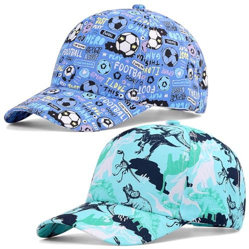 Cheerful Mario 2 Pack Baseball Cap Kinder Verstellbar Basecap Für Mädchen Jungen Sommer Sonnenhut Fußball