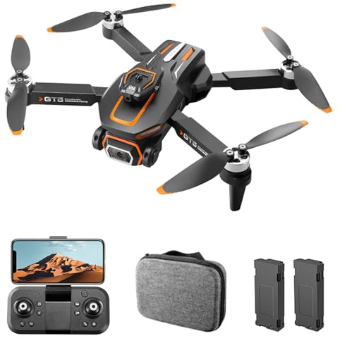 Ainoli Mini Quadcopter for Kids with 720P HD Camera Remote Control Toys Gifts for Boys Girls with Altitude Hold Brushless Motor Obstacle Avoidance Optical Flow Positioning Gesture (-2)