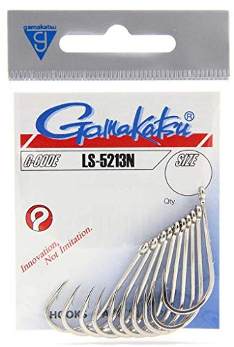 GAMAKATSU Hook LS-5213N /0 (Nickel) Gr. 3/0-10 Stück