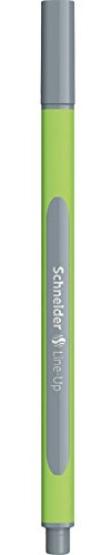 Schneider Set 5 Filzstifte Fineliner Line-Up 04 Silver Grau