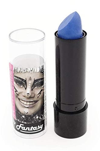 Crazy Color Lippenstift für Halloween, Karneval, Fasching & Party (Blau)