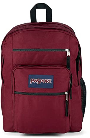 JANSPORT Big Backpack-Class, Travel, Or Work Bag with 15-inch Laptop Compartment, Russet Red, One size