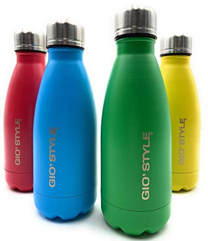 GioStyle Bottiglia Termica Energy | 0,5 L | Acciaio | Ideale per Bevande Fresche e Calde | Colori Assortiti