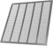 Steinberg14 Rejilla de ventilación de 500 x 500 mm, metal galvanizado con protección contra insectos, rejilla de ventilación para pared y techo, cubierta de ventilación para interior y exterior