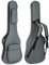 HOHIYO Custodia per chitarra elettrica, custodia imbottita per chitarra elettrica da 11 cm, impermeabile, con due tasche e tracolla regolabile, protezione per il collo, colore grigio