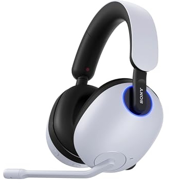 Sony INZONE H9 Gaming Headset, Wireless Noise Canceling Bluetooth Headset With Microphone, 360 Spatial Sound, For PC and PS5 (WH-G900N), White