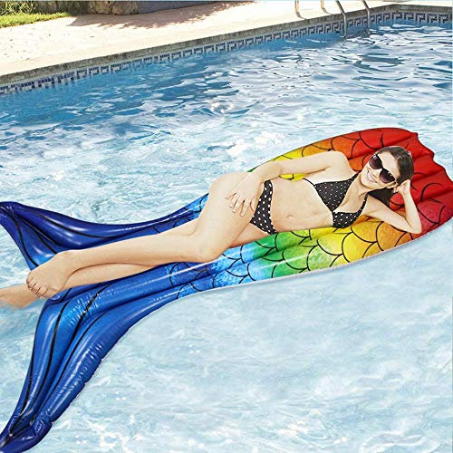 Luftmatratze Pool Schwimmring Erwachsene Luftbetten Schwimmen aufblasbare Bett Wasser Schwimmbett Boot Aufblasbares Kissen Erwachsene Schwimmen Luftkissen Aufblasbar zum Abkühlen im Pool