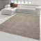 Teppich-Traum Flauschiger Shaggy Schlafzimmer Teppich | pflegeleicht & strapazierfähig | in beige, Größe 140x200 cm