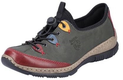 Rieker Damen Sneaker N3271-54 grün Gr. 38