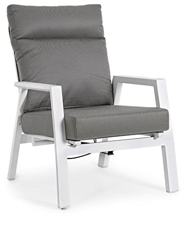 Bizzotto Ledi Liegestuhl, neigbar, Weiß