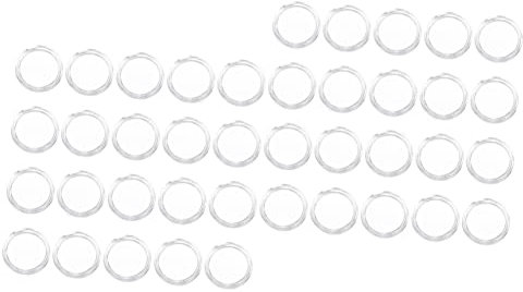 COHEALI 200 Stück Münzaufbewahrungsbox Runder Halter Münzsammelkoffer Display Transparent Einzelmünzen-Vitrine Münzkapseln Für Silber Zubehör Währungshüllen Münzhüllen Aus