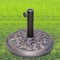 RILOOP 9KG CAST IRON ROUND UMBRELLA PARASOL BASE STAND PATIO OUTDOOR GARDEN HEAVY DUTY
