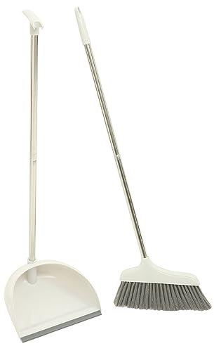 Healifty 1 Ensemble Balai Pelle en Plastique pour Bureau Pelle À Long Manche Combinaison De Kit De Pelle À Poussière Pratique