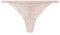 Women'secret Pink Lace Tanga Intimo, Rosa Cipria, M Donna