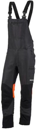 KOX Schnittschutz Latzhose Duro 3.0 Anthrazit/Orange Gr. 52
