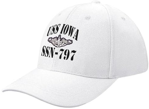 COSIUOS Basecap USS Iowa (SSN-797) Ship's Store Baseballmütze Pferdemütze Rugby Anime Mütze für Mann Damen