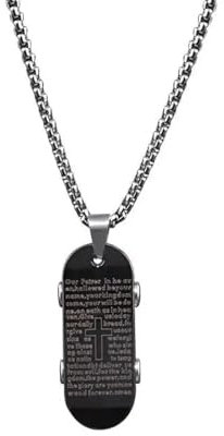 Belachick Retro Halskette Ketten Schmuck Herren Frauen Anhänger Necklace Kreatives Design Skateboard Anhänger Halskette Für Männer Frauen Trendige Hip-Hop Party Street