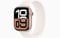 Apple Watch Series 10 [GPS, 42mm] - Rose Gold Aluminium Case with Light Blush Sport Loop (Renewed)