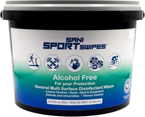 750 Sani Sport Swipes Gym & Leisure Cleaning Wipes - Optimised for maintaining Hygiene & Fitness Environments