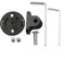 Entgoinggo Adaptador de soporte macho para cámara de bicicleta deportiva para sistemas Garmin, adaptador de montaje de computadora de bicicleta de material ABS (macho)