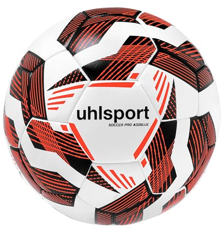 uhlsport Soccer Pro Addglue Football Training Ball in Sizes 3.4 and 5 - Football for Children, Youth and Adults