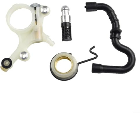 Kit olio pompa a vite senza fine per motosega per STIHL MS271 MS291, parte di ricambio con filtro olio e tubo