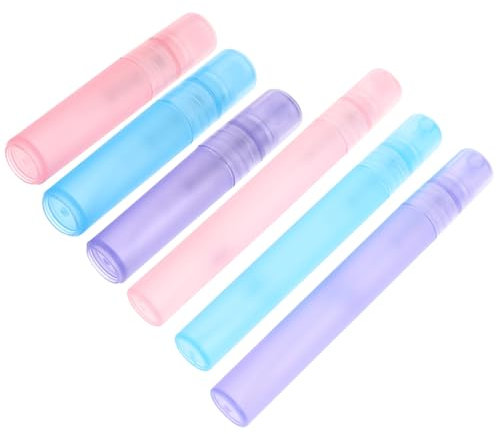 minkissy 6er-pack Mini-reisesprühflaschen 5 Ml 10 Ml Wiederverwendbare Reiseflaschen Für Haar Parfüm Toner Kompakt Auslaufsicher Kunststoff Australien