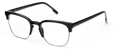 Johnny Loco Brille – Modell Ferris 304 Black vintage gold – Unisex-Design aus hochwertigem Acetat und Rostfreiem Stahl