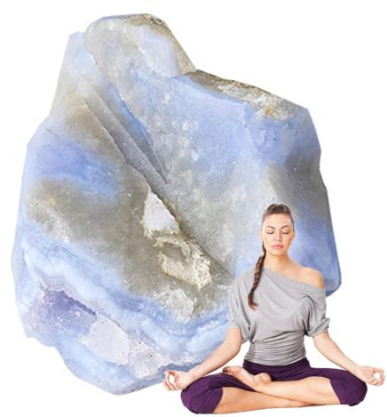 Pietra Agata Blu | Ghiaia Blue Agata: Comode Palm Palm In Blu Agata Tocco Per Esposizione Di Decorazioni Artistiche