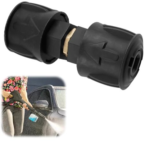 CKDSA 2 Pack High-Pressure Washer M22 14mm Quick Connect Adapters for Karcher K2 K3 K4 K5 K6 K7 Gun and Power Washer Hose Attachment Female Fittings Leak-Proof Quick Release Coupler Extension