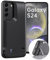 ENCHE Battery Case for Galaxy S24, Extended Rechargeable Backup Batteri Charging Cases for Samsung Galaxy S24 5G Portable Power Bank Protective Cover – Black