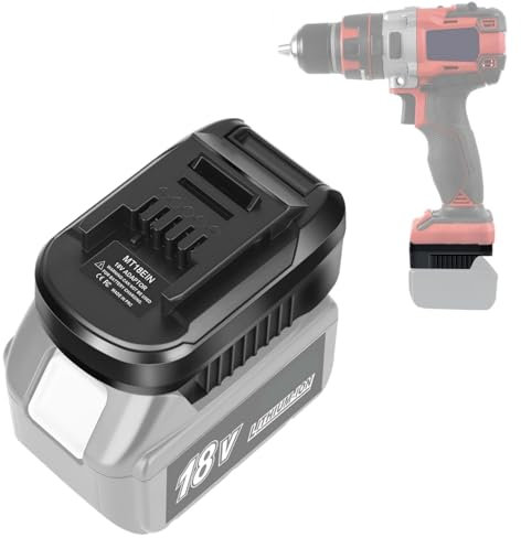 MT18EIN Batterieadapter für Einhell PXC 18V, YUHDWRE Adapter-Konverter für Makita 18V Li-Ion Batterie für Einhell Elektrowerkzeuge (Keine Batterie)