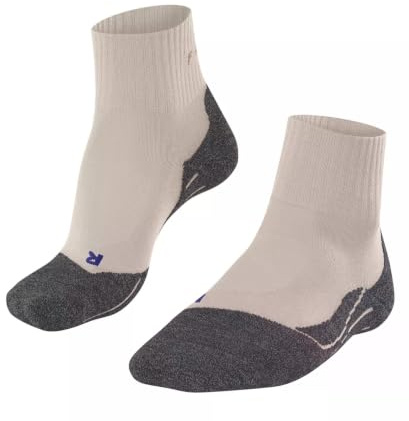 FALKE TK2 Explore Cool Short W Sso respirantes 1 paire, Chaussettes de randonnée Femme, Beige Natural 4200, 37-38