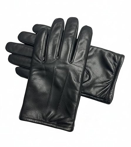 GEARX Kevlar-Lederhandschuhe mit Stahlfutter, schnittfest, Anti-Schlitz, Polizei, Sicherheit, Arbeitskleidung, Uniform, Kleid, SIA-Suchsicherheitsschutzhandschuhe, Größe XL