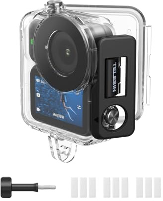 TELESIN 60 m Tauchgehäuse für DJI Osmo Nano, Anti-Beschlag | Robustes Unterwassergehäuse | Für Tauchen und Schnorcheln | Klare Aufnahmen bei Outdoor-Abenteuern